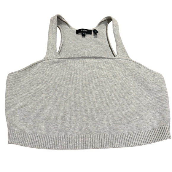 Theory Light Gray Sleeveless Top - Picture 1 of 3